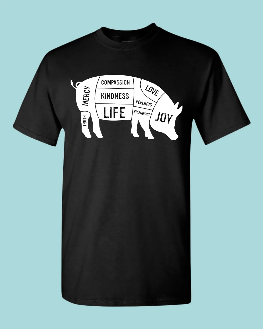 Pig Kindness Spot shirt, Stop Eating Pig T-shirt