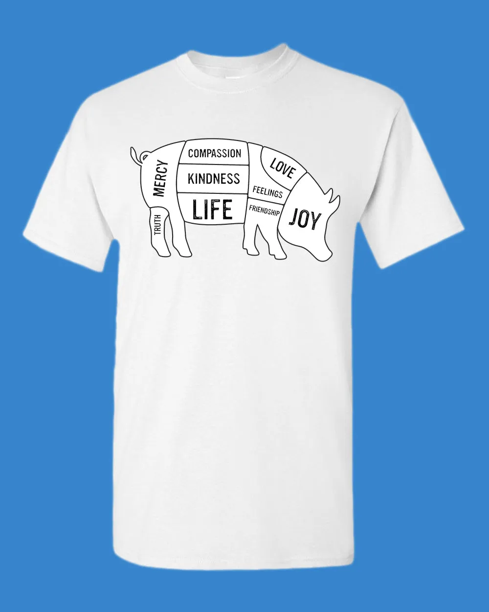 Pig Kindness Spot shirt, Stop Eating Pig T-shirt