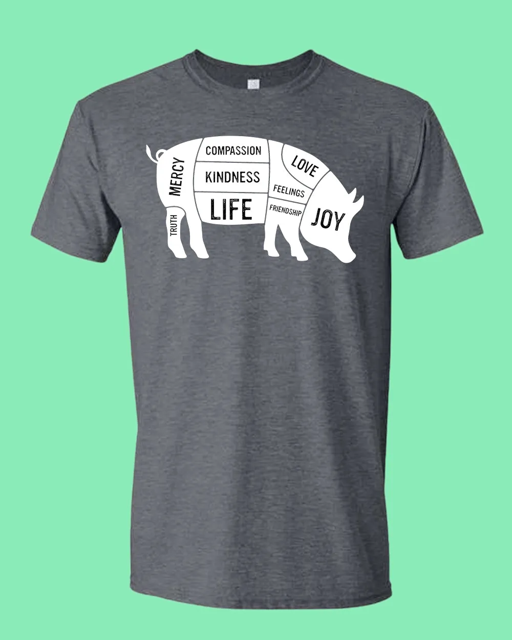 Pig Kindness Spot shirt, Stop Eating Pig T-shirt