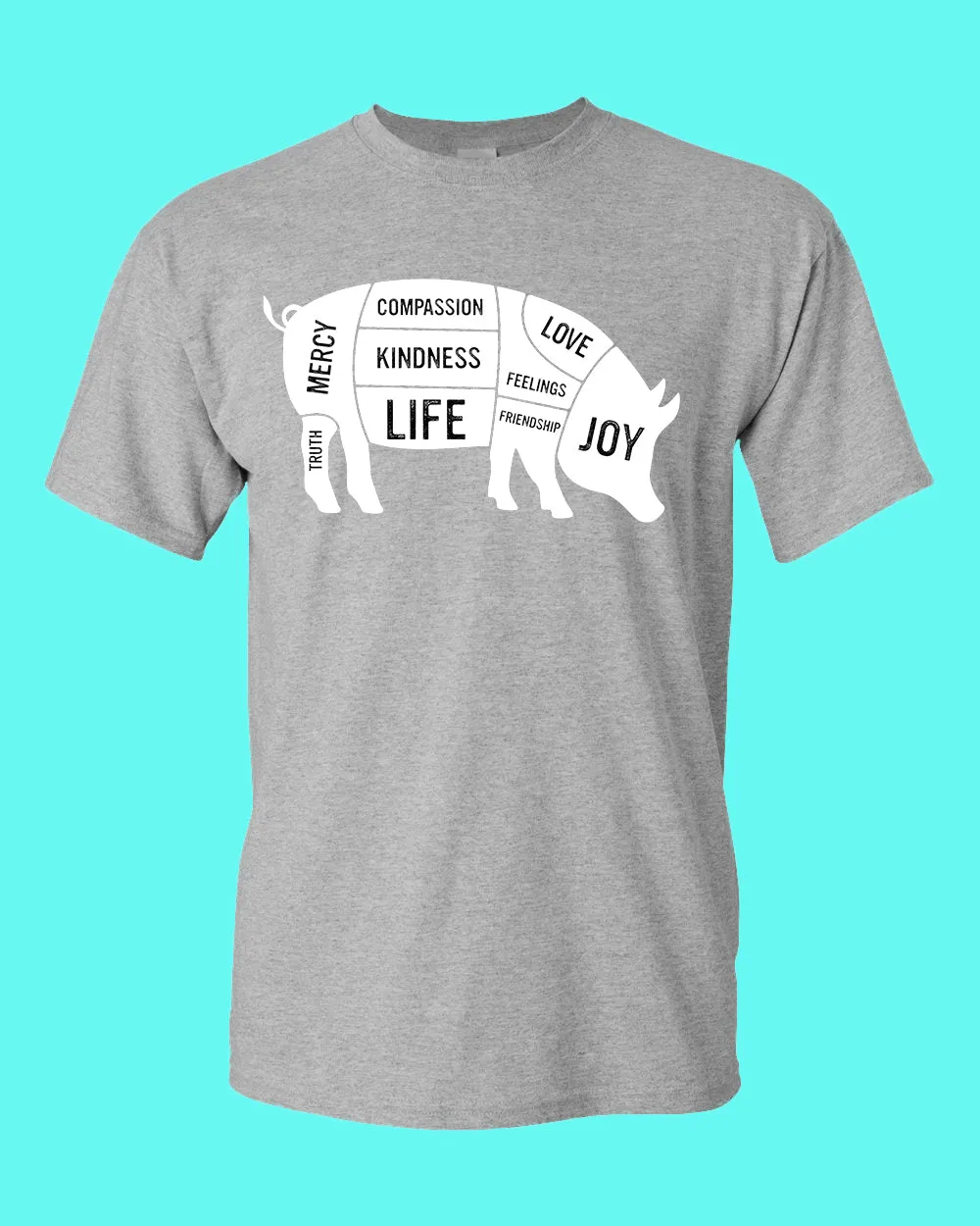 Pig Kindness Spot shirt, Stop Eating Pig T-shirt