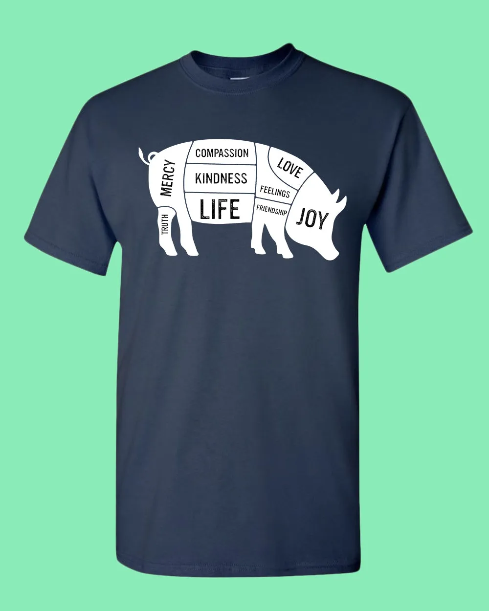 Pig Kindness Spot shirt, Stop Eating Pig T-shirt