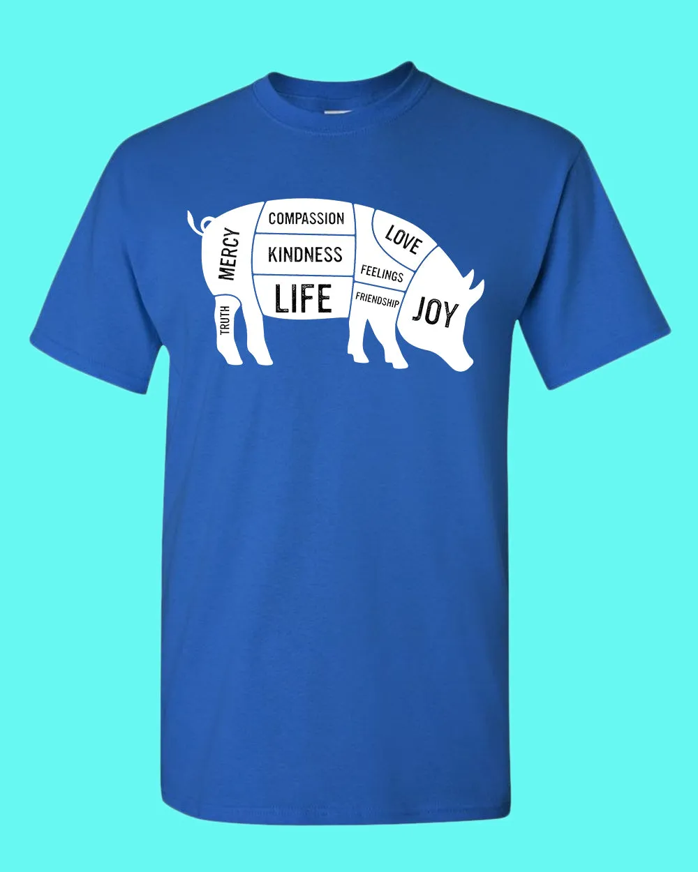Pig Kindness Spot shirt, Stop Eating Pig T-shirt