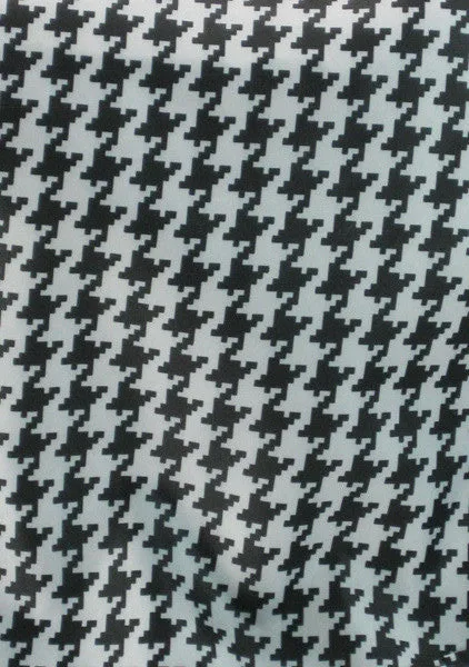 Plus Size Hair Dresser Vest Hounds Tooth