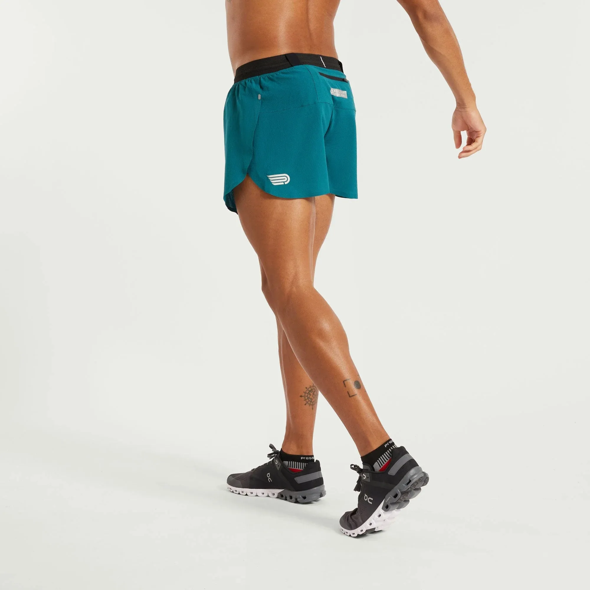Pressio Men’s Run Elite 3’ Short - SPR/SLV