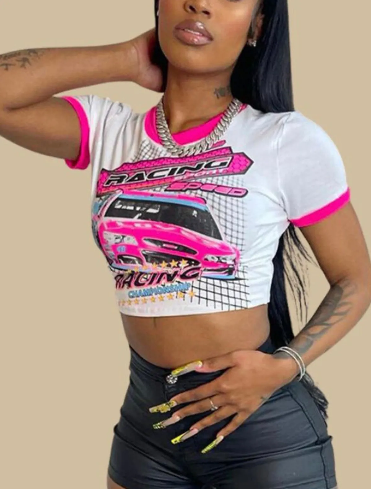 Race Car Graphic Tops (2 Colors)