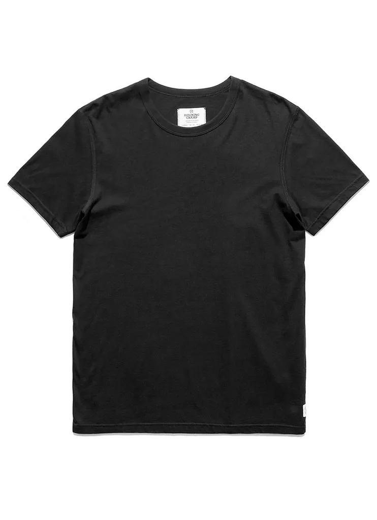 Ringspun Jersey T-Shirt Black
