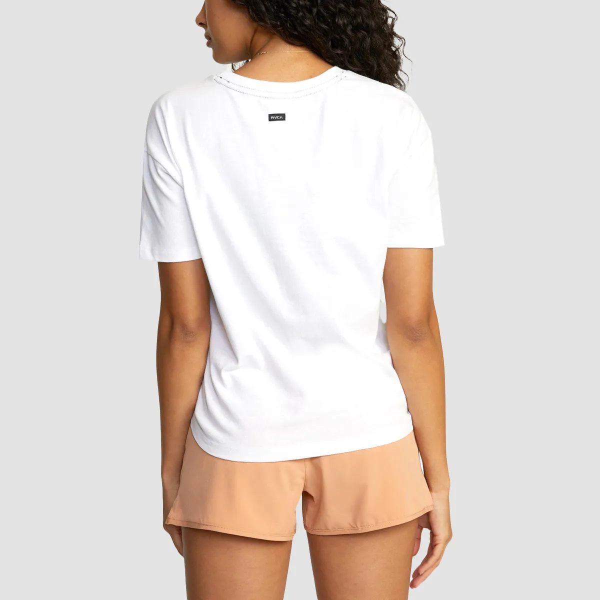 RVCA VA Essential T-Shirt White - Womens