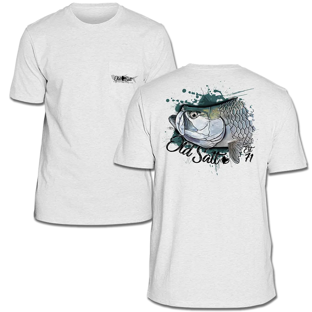 Salty Tarpon Short Sleeve Fishing T-Shirt