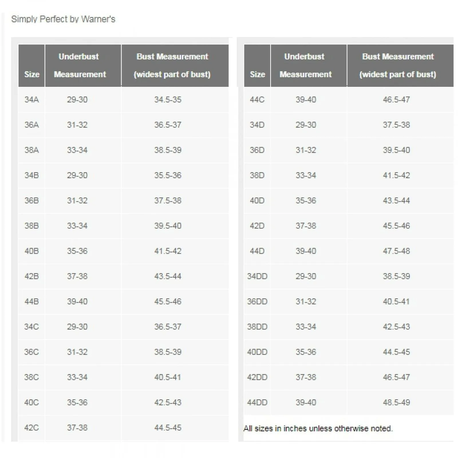 Simply Perfect by Warner's Full Figure Underarm Smoothing Underwire Bra