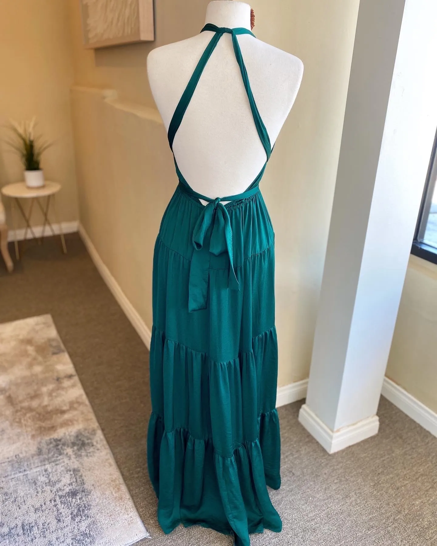 Sleeveless Halter Maxi Dress FINAL SALE