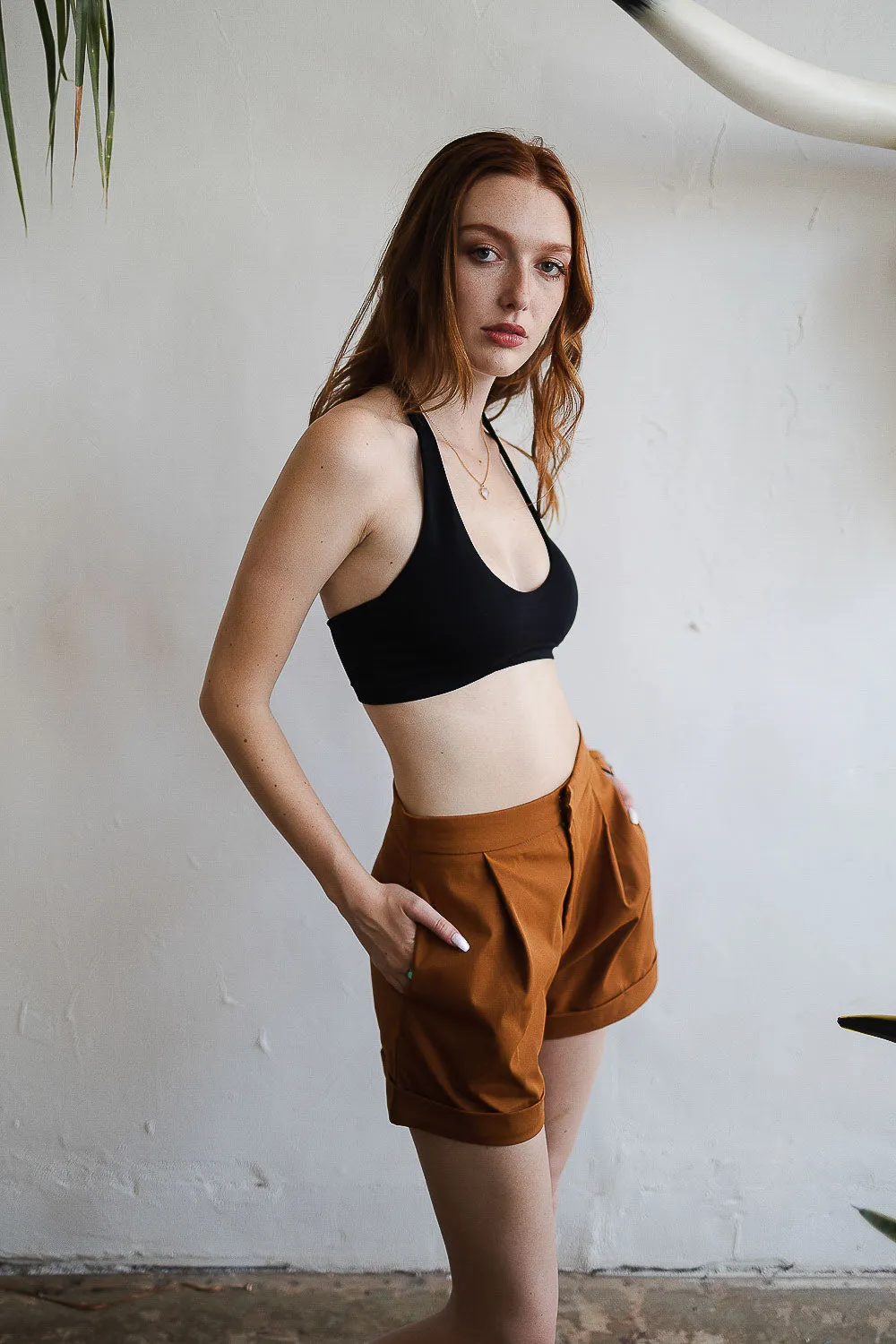 Solid Halter Bralette