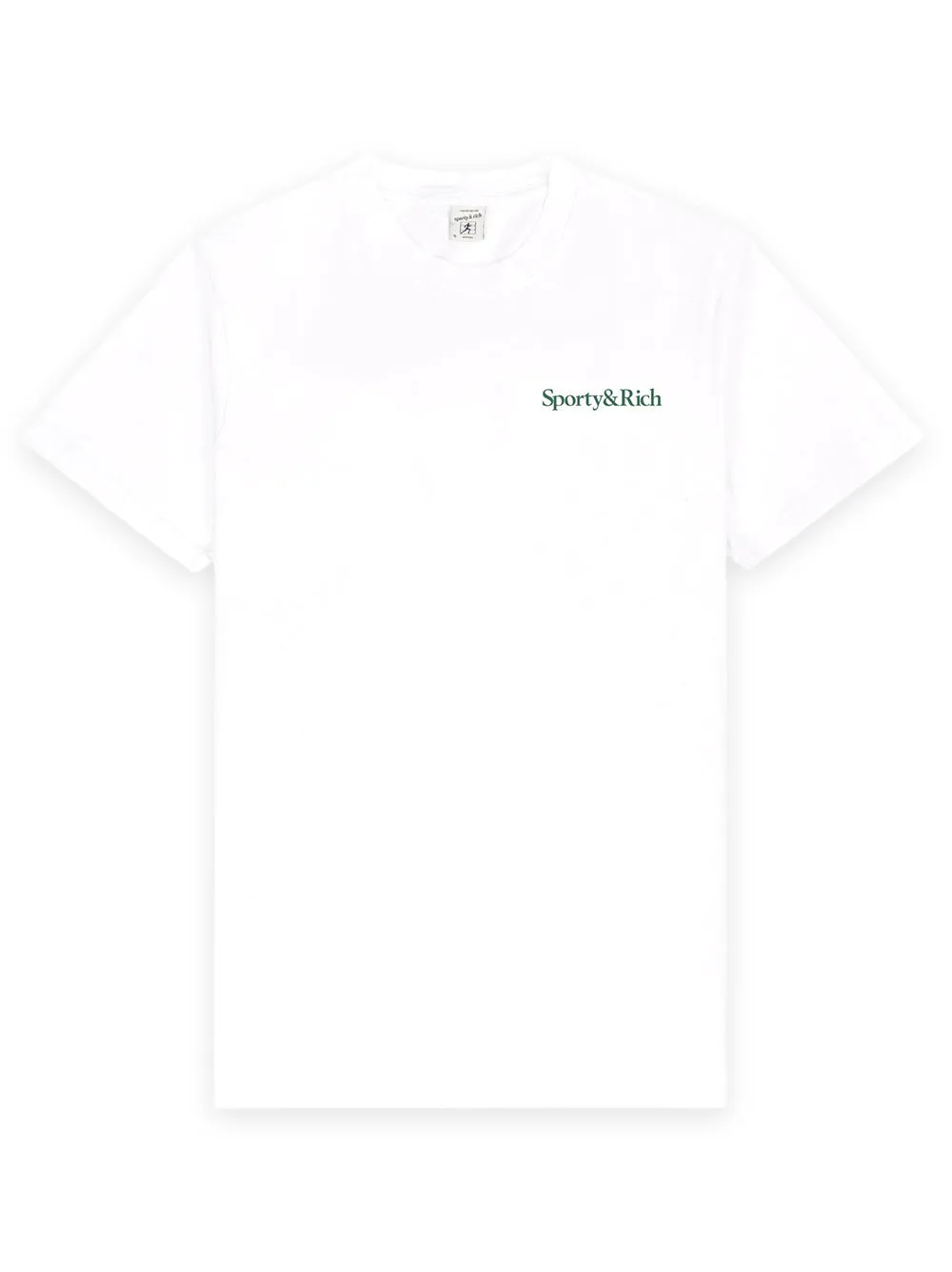 Sporty & Rich Drink More Water T-Shirt in White