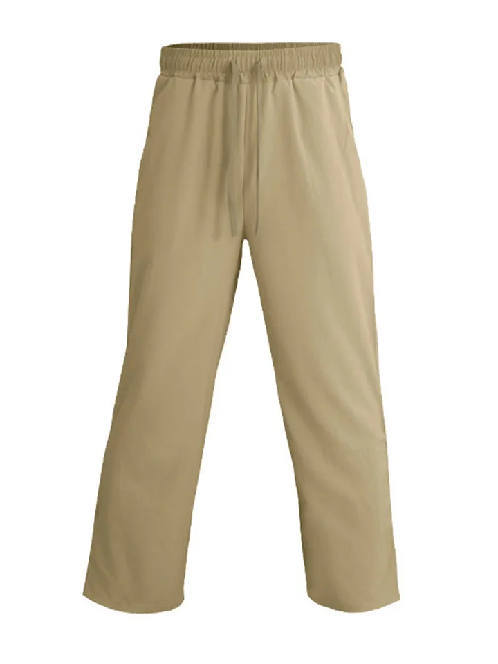 Summer Cotton Linen Comfortable Breathable Men's Sweatpants