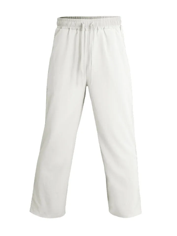 Summer Cotton Linen Comfortable Breathable Men's Sweatpants