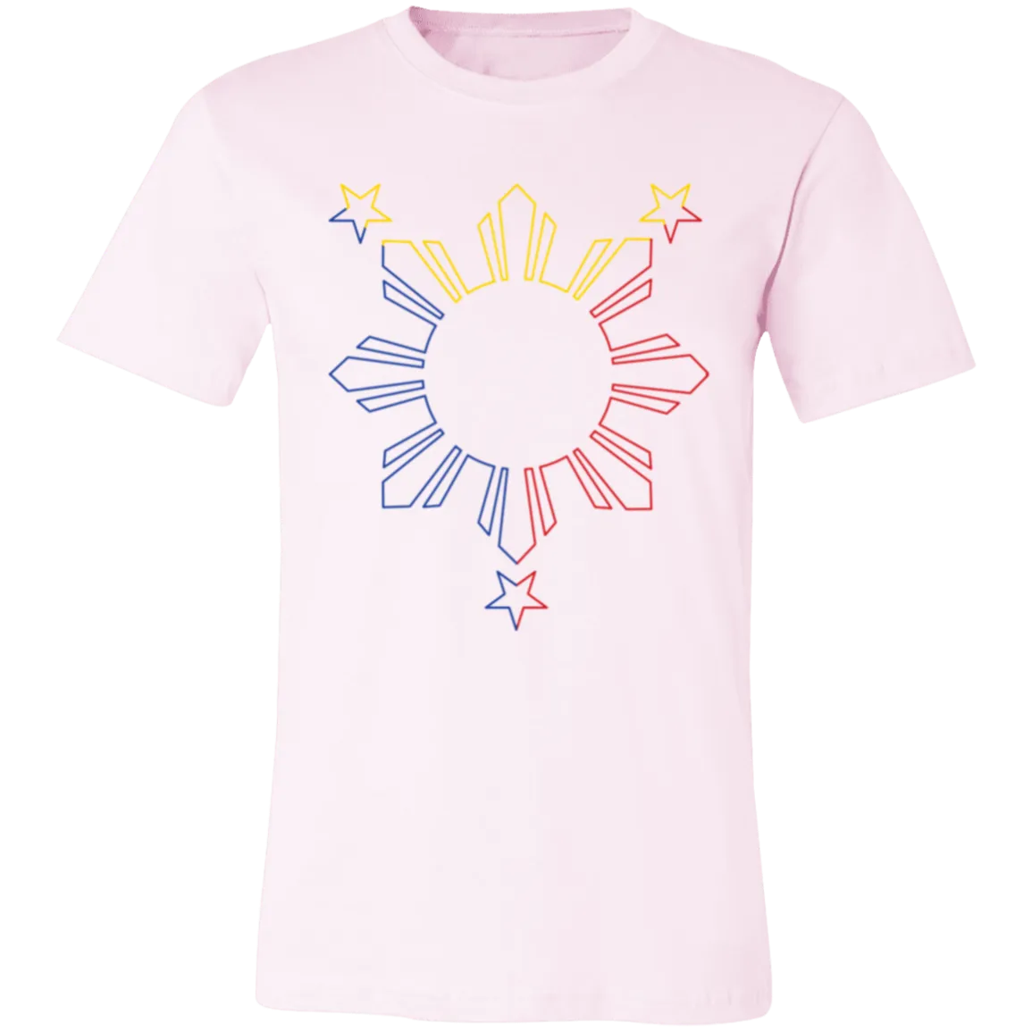 Sun and Stars Outline Unisex Jersey T-Shirt