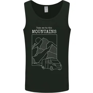 Take Me To Mountains RV Camper Caravan Mens Vest Tank Top