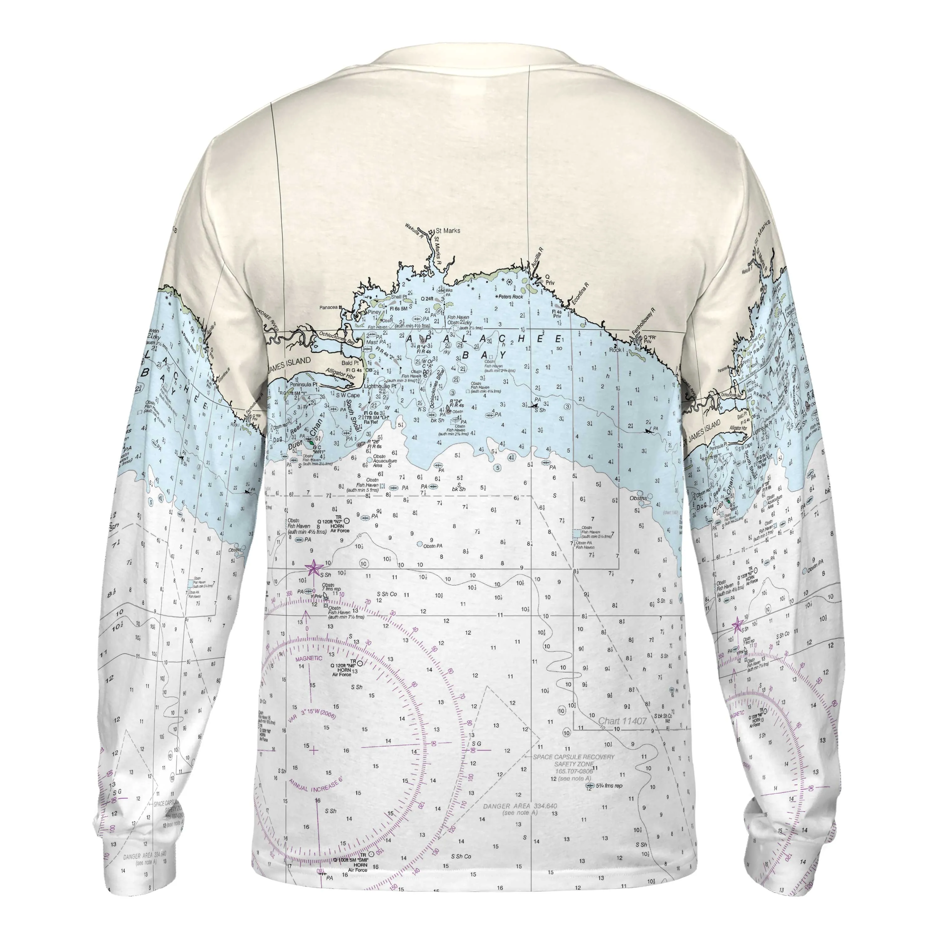 The Apalachee Bay Navigator Long Sleeve Performance Tee