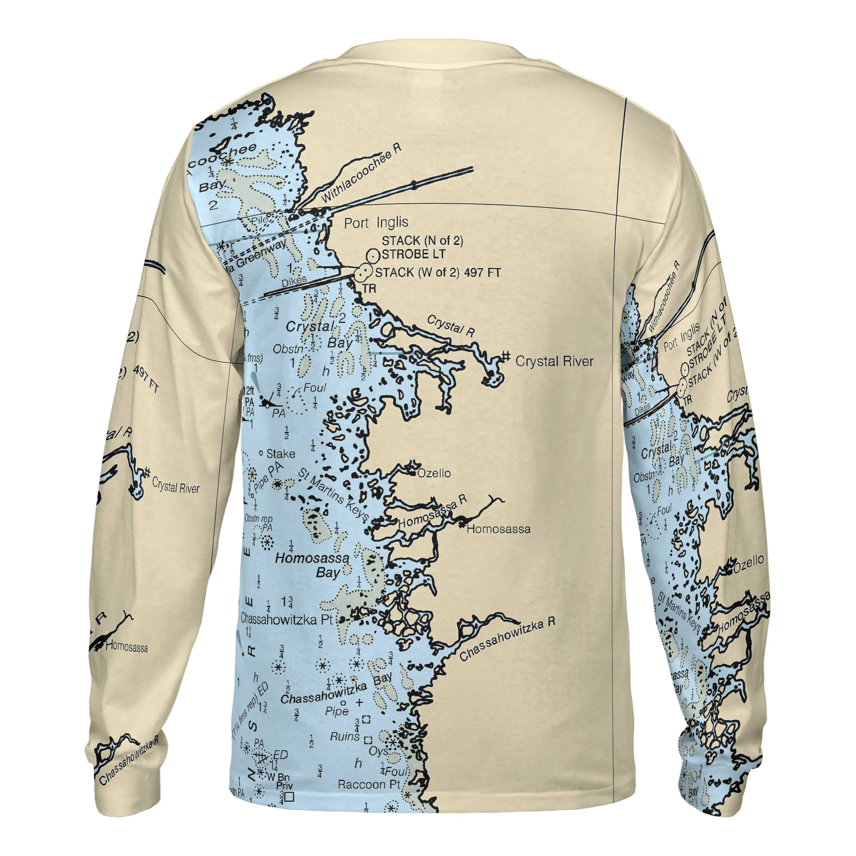 The Crystal River Long Sleeve Performance Tee