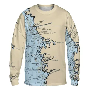 The Crystal River Long Sleeve Performance Tee