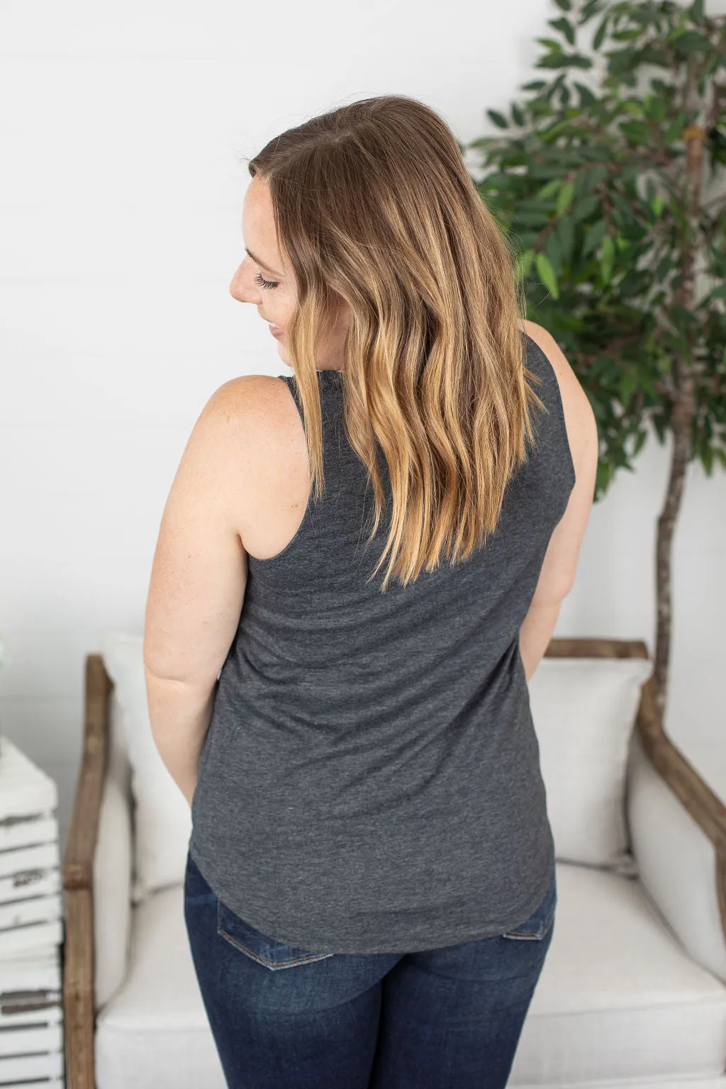 Tiffany Tank - Charcoal