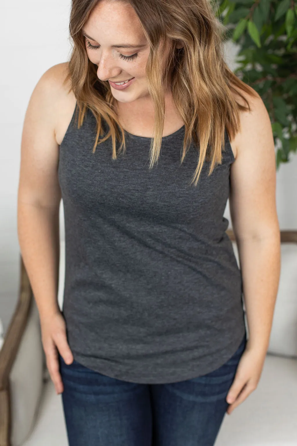 Tiffany Tank - Charcoal