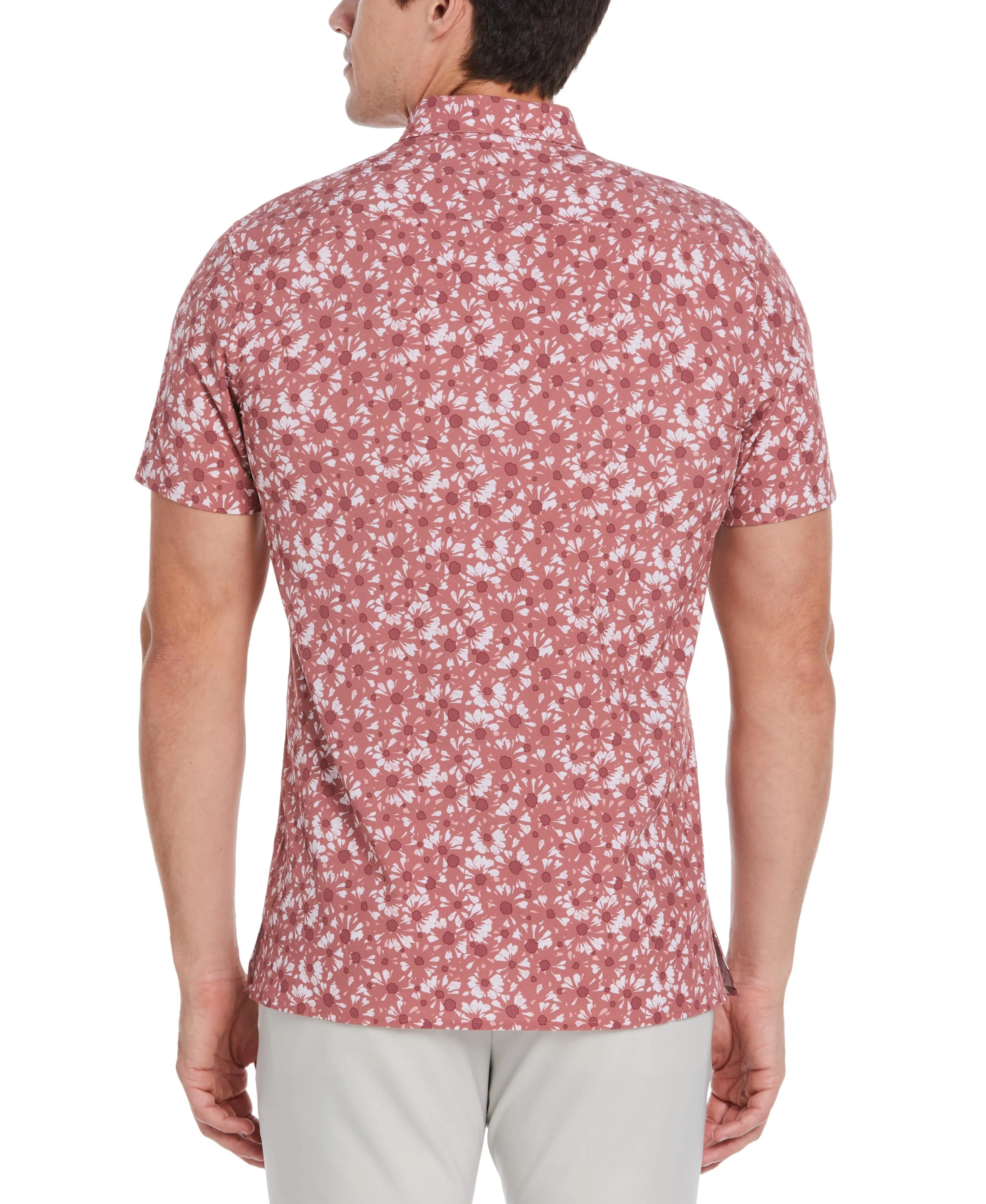 Total Stretch Slim Fit Ditsy Floral Shirt
