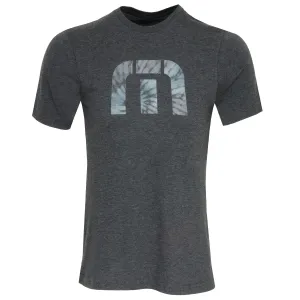 TRAVIS MATHEW MENS CHIMNEY ROCK T-SHIRT - HEATHER GREY PINSTRIPE
