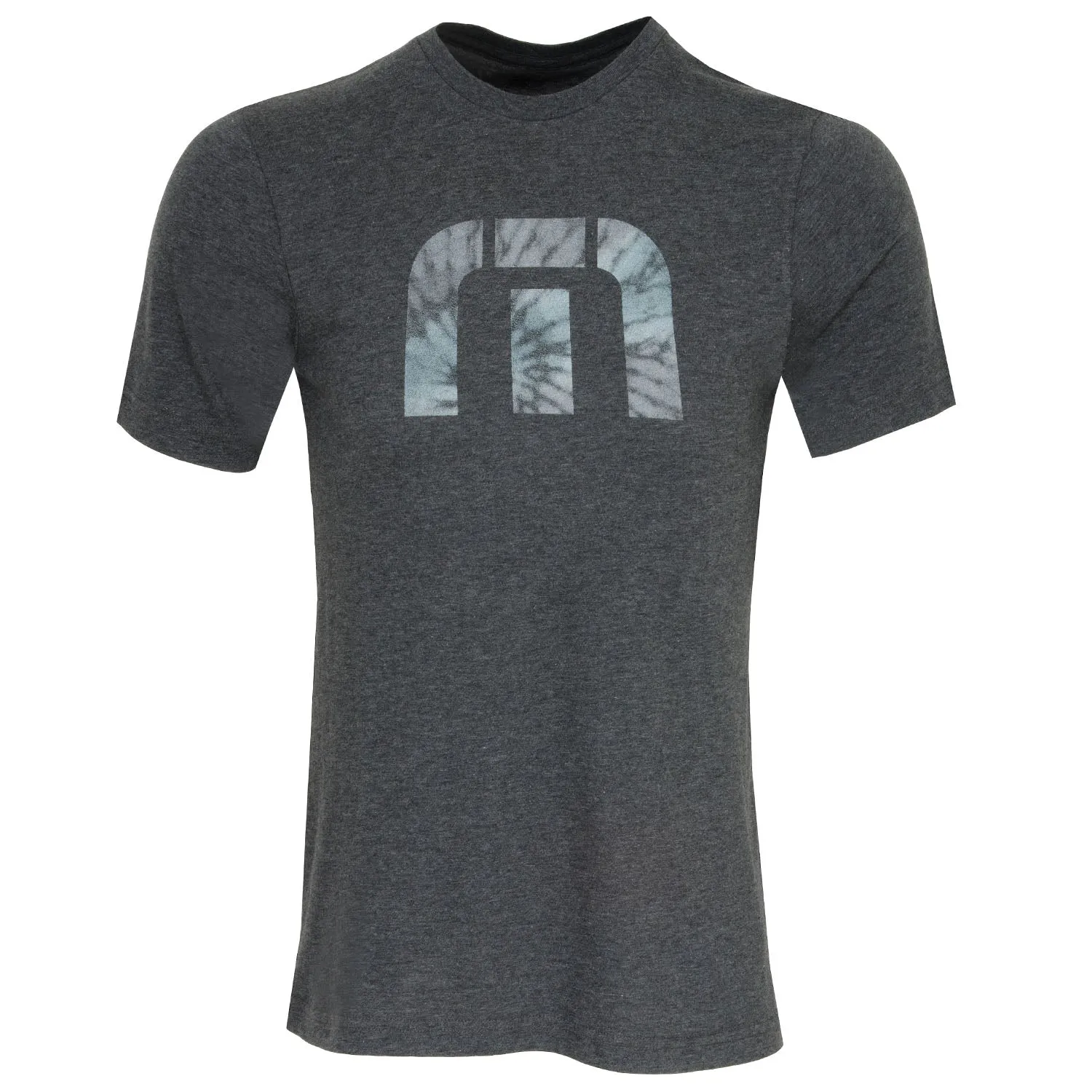 TRAVIS MATHEW MENS CHIMNEY ROCK T-SHIRT - HEATHER GREY PINSTRIPE