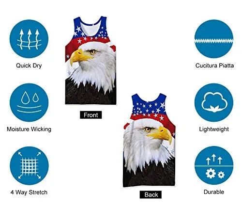 uideazone Men's Fitness Gym Vest Sportswear Basic Muscular Tank Top Summer Sleeveless Shirt