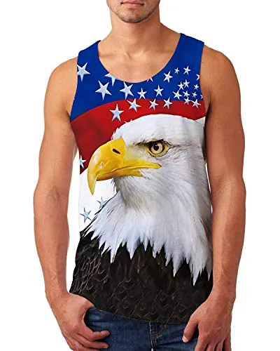 uideazone Men's Fitness Gym Vest Sportswear Basic Muscular Tank Top Summer Sleeveless Shirt