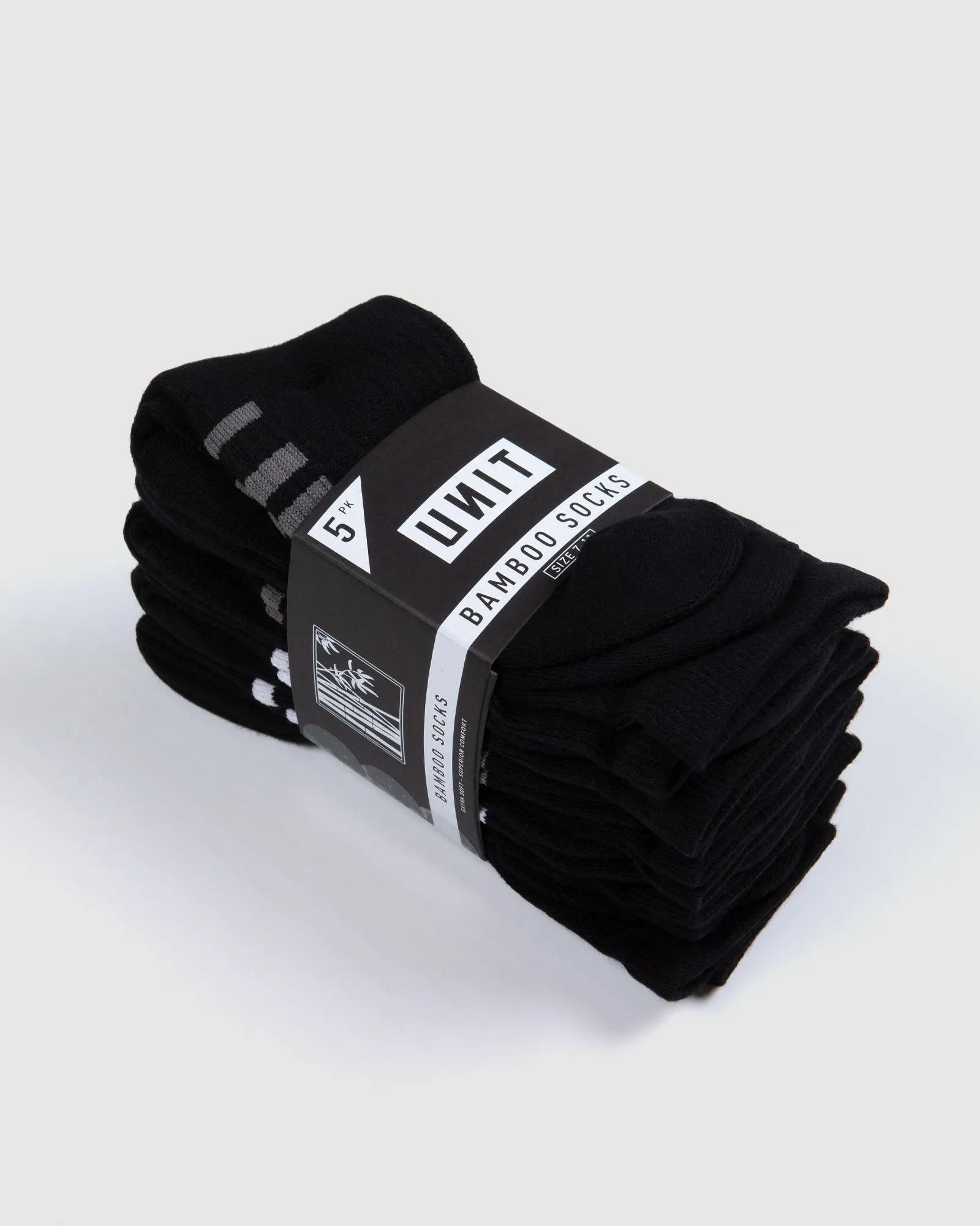 UNIT Respond Men's Bamboo HI-Lux Socks - 5 Pack