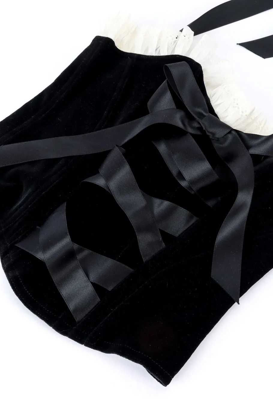 Velvet Halter Bustier