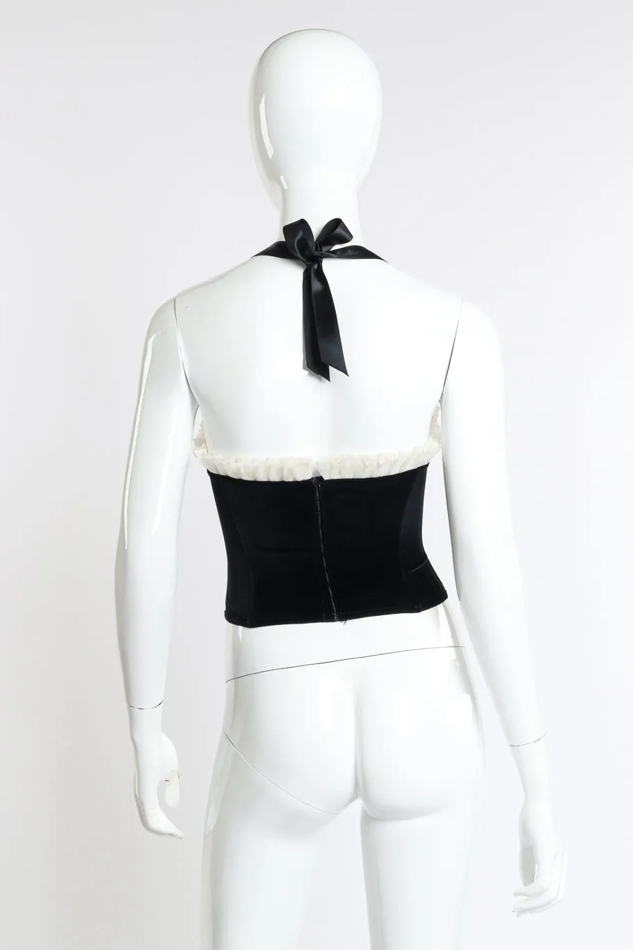 Velvet Halter Bustier