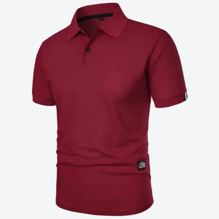 Versatile Short Sleeve Polo Shirts