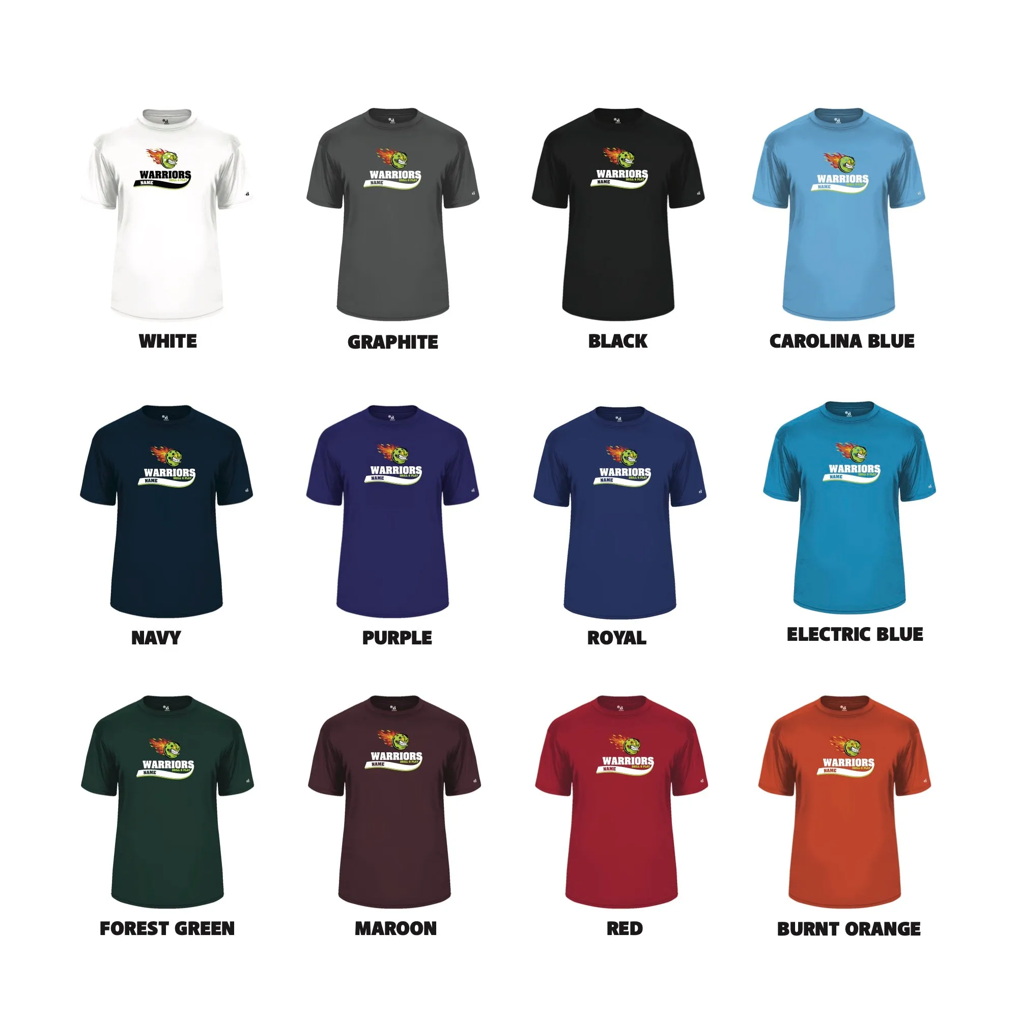 Warriors Men's Performance Crew Short Sleeve Shirt