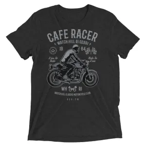 Watchill’n ‘Cafe Racer’ Unisex Short sleeve t-shirt (Grey/Black)