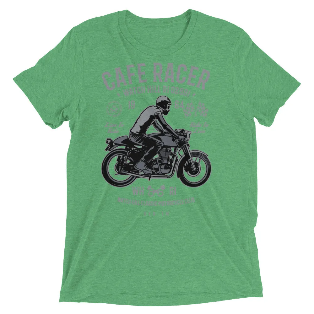Watchill’n ‘Cafe Racer’ Unisex Short sleeve t-shirt (Grey/Black)