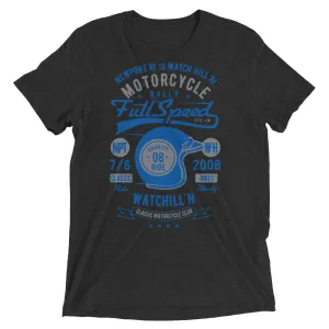 Watchill’n ‘Full Speed’ Unisex Short sleeve t-shirt (Grey/Blue)