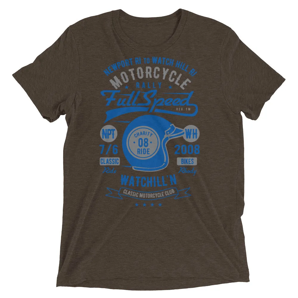 Watchill’n ‘Full Speed’ Unisex Short sleeve t-shirt (Grey/Blue)