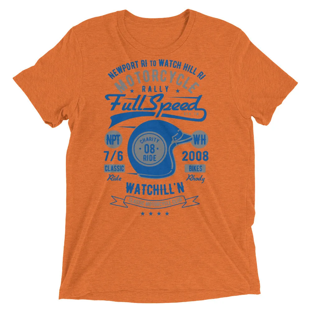 Watchill’n ‘Full Speed’ Unisex Short sleeve t-shirt (Grey/Blue)