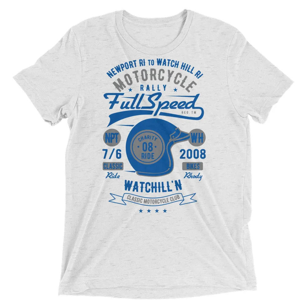 Watchill’n ‘Full Speed’ Unisex Short sleeve t-shirt (Grey/Blue)