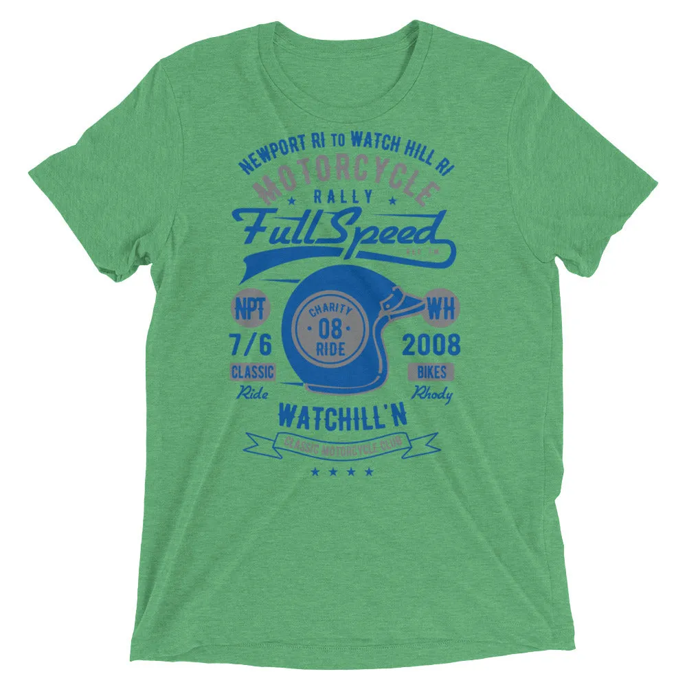 Watchill’n ‘Full Speed’ Unisex Short sleeve t-shirt (Grey/Blue)