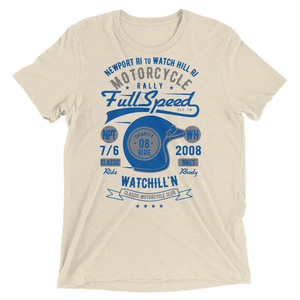 Watchill’n ‘Full Speed’ Unisex Short sleeve t-shirt (Grey/Blue)