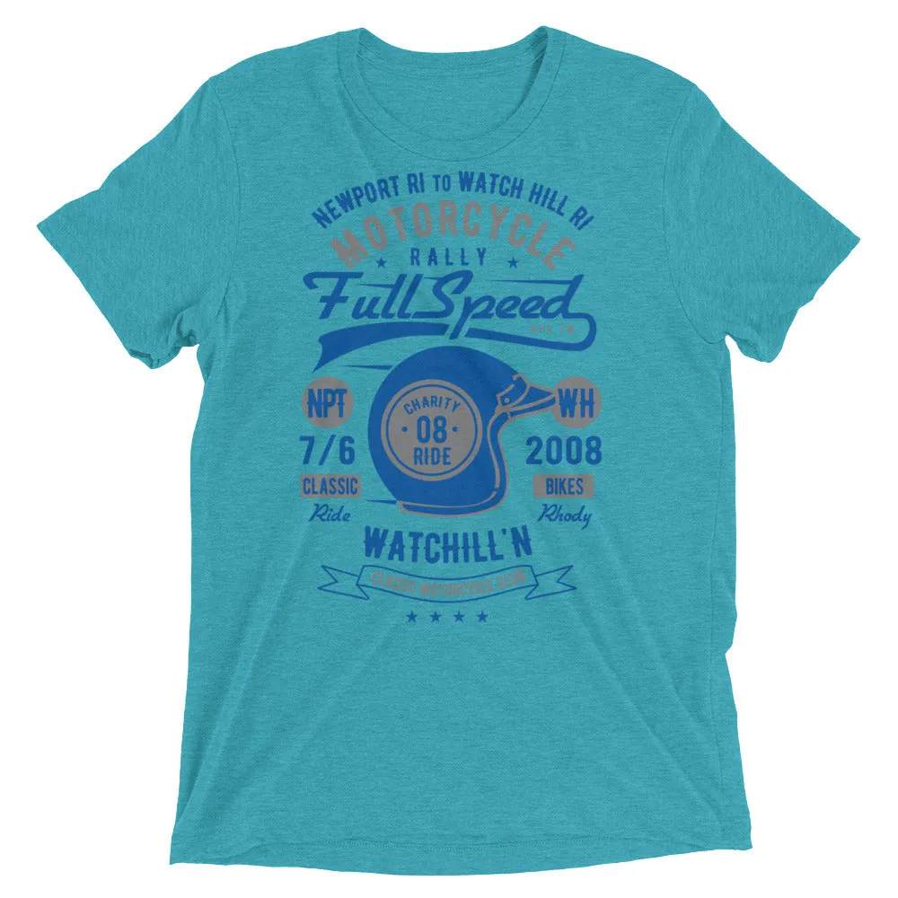 Watchill’n ‘Full Speed’ Unisex Short sleeve t-shirt (Grey/Blue)