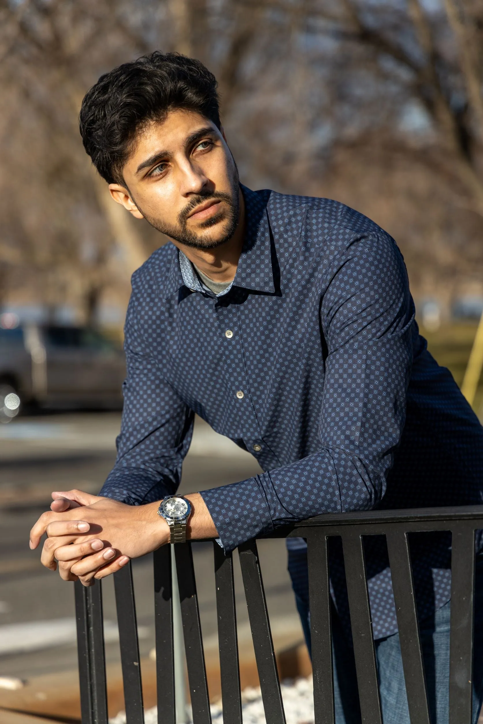 W.R.K. Medallion 4-Way Stretch LS Shirt