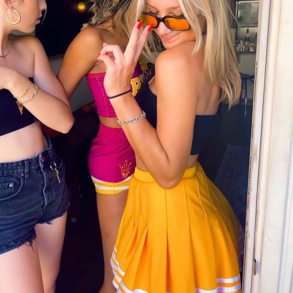 Yellow Tailgate Skirt